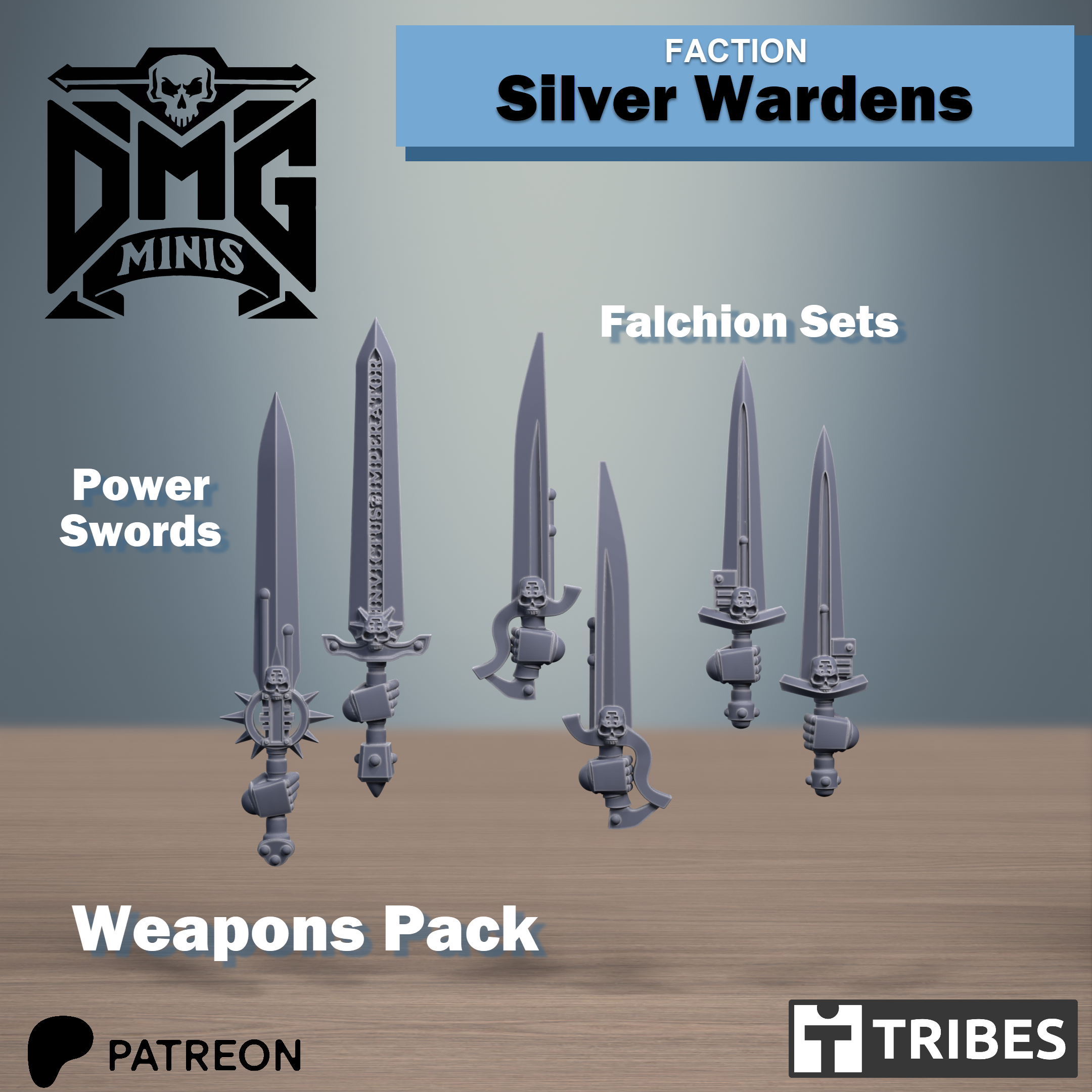 Silver Wardens Weapons Pack